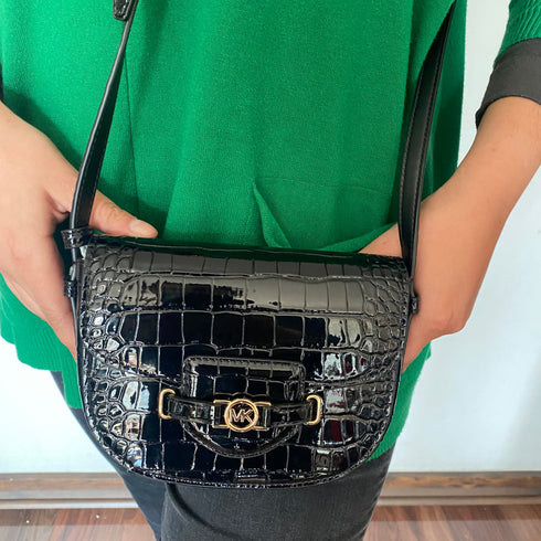 Crossbody Michael Kors Reed small Negro